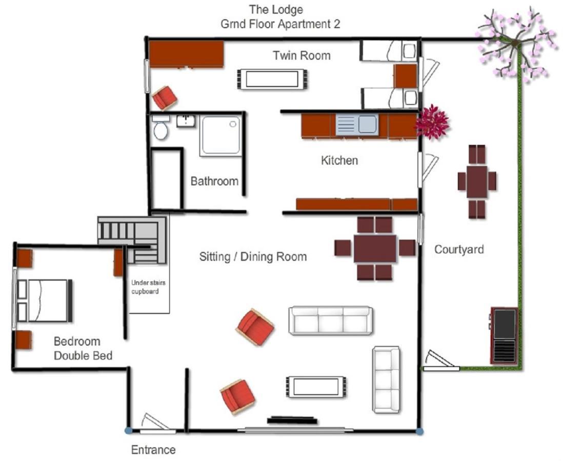 Old School Apartment 2 Ground Floor Bury St. Edmunds Экстерьер фото